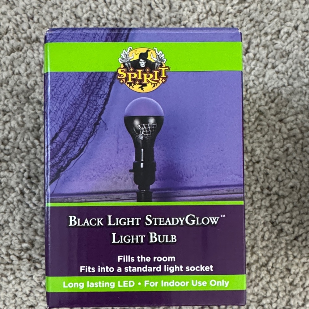 Spirit Purple Black Light Bulb